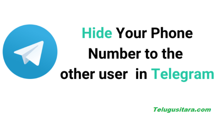 How To Hide Mobile Number In Telegram Application