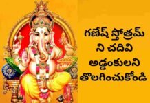 Ganesh Stotram : రోజు గణేష్ స్తోత్రం ని చదివి దేవుడి అనుగ్రహం పొందండి Ganesh stotram