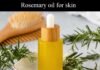 Rosemary oil for skin care : మృదువైన చర్మం కోసం రోజ్మేరీ ఆయిల్ Rosemary oil for skin care
